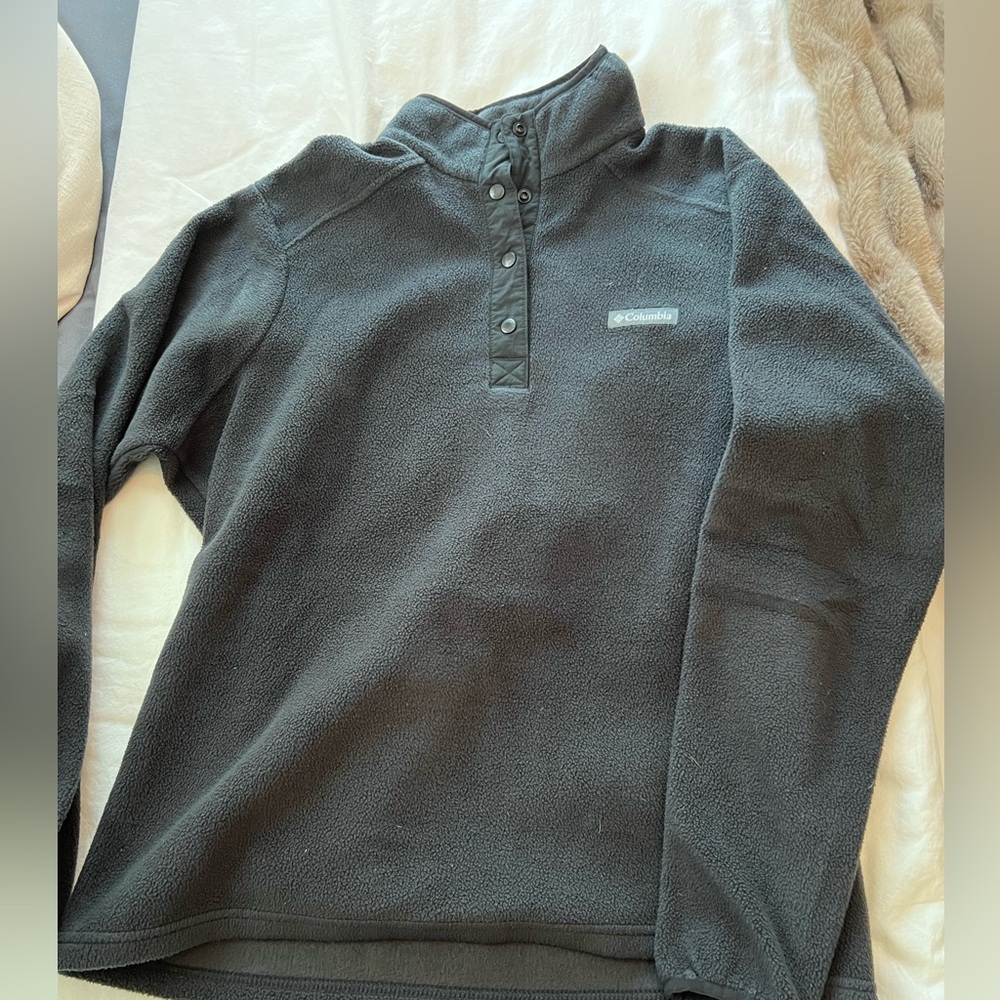 Cozy Black Fleece Jacket - Columbia